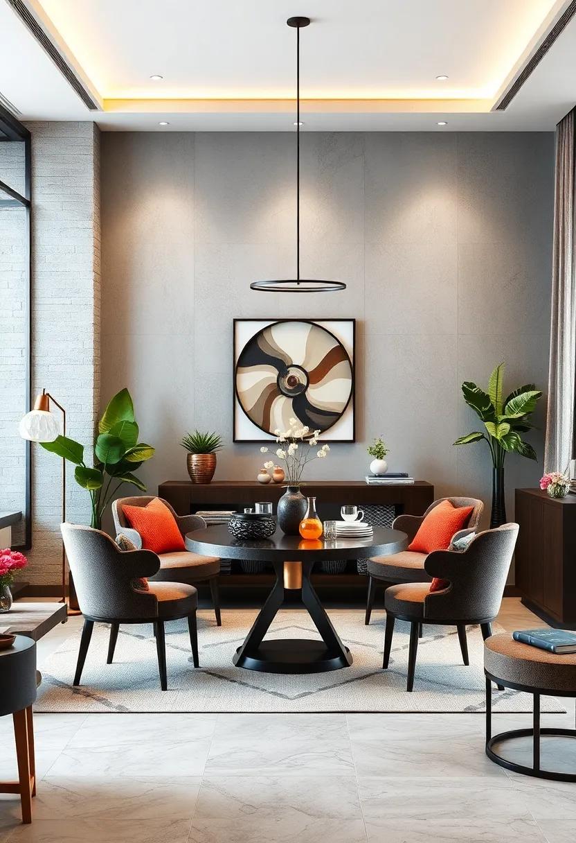 Optimal Round Table Placements Encouraging Intimate Conversations in Compact Dining Spaces