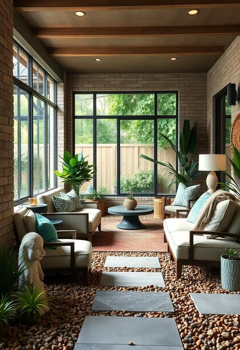 Surround Garden Statues With Textured Mulch Layers To Highlight Unique Yard Features