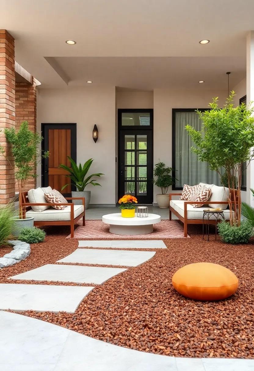 Craft Soft Curves With Mulch Beds To Soften Angular Driveway Lines And Add Flow