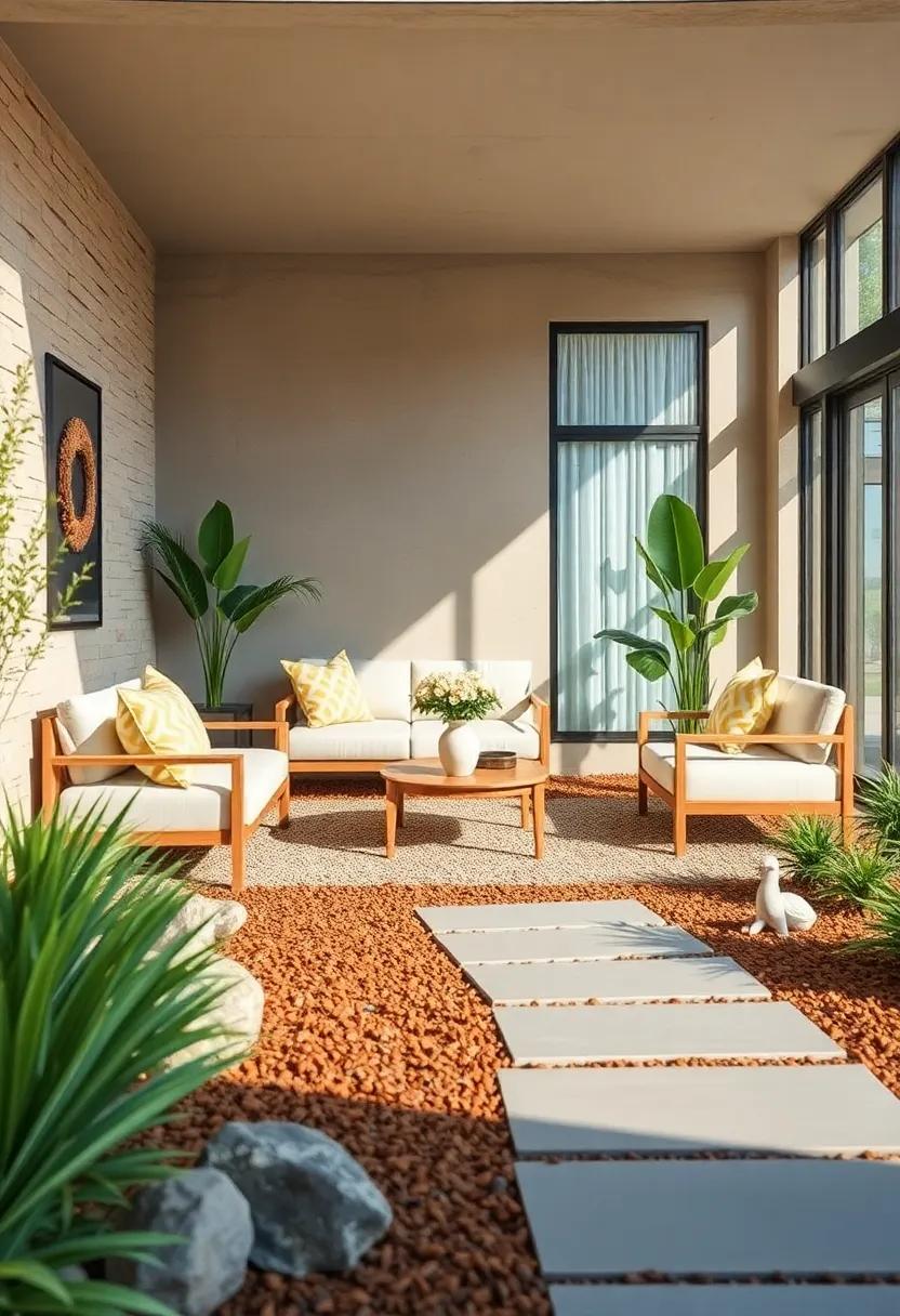 Use Natural Stone Borders Around Mulch To Frame Your Garden In A Clean And Polished Style