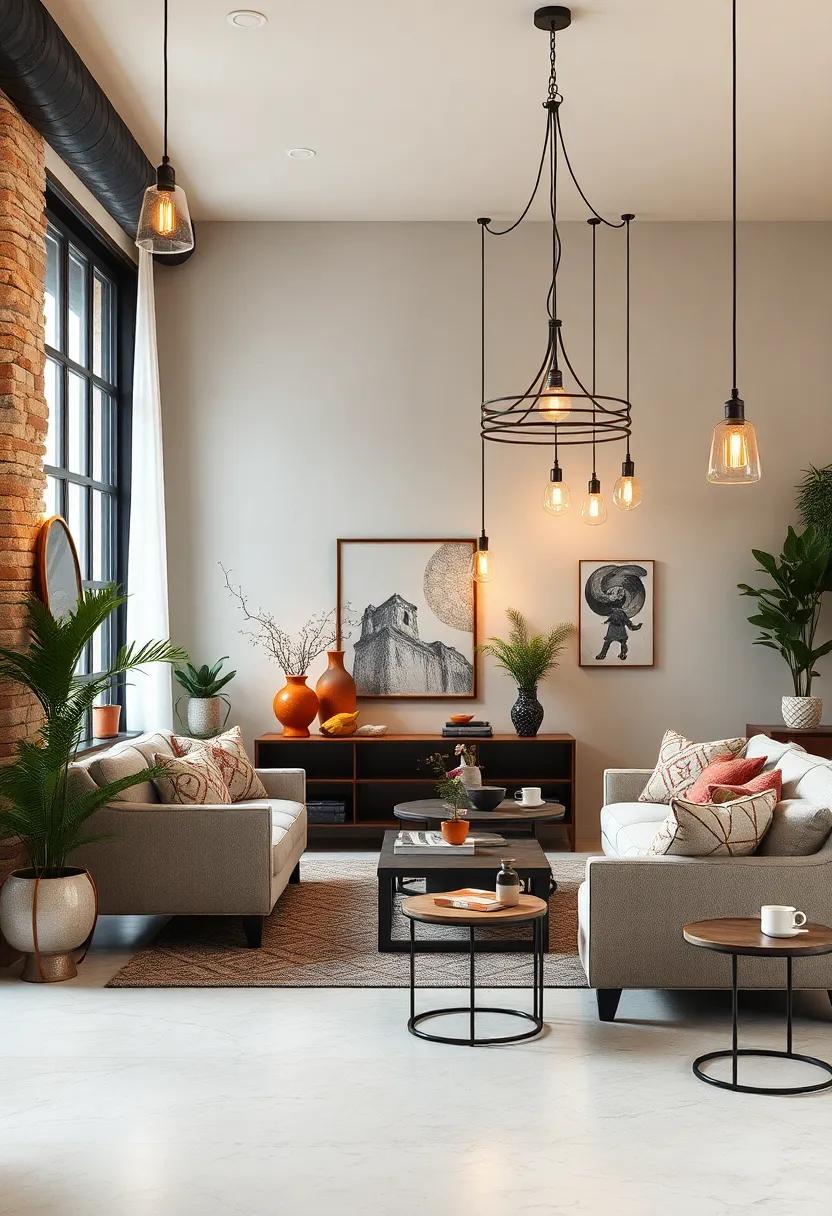 Artisan Textiles and Handwoven Rugs Elevating the Floor of an Eclectic Living Space With Bold and Cultural Prints