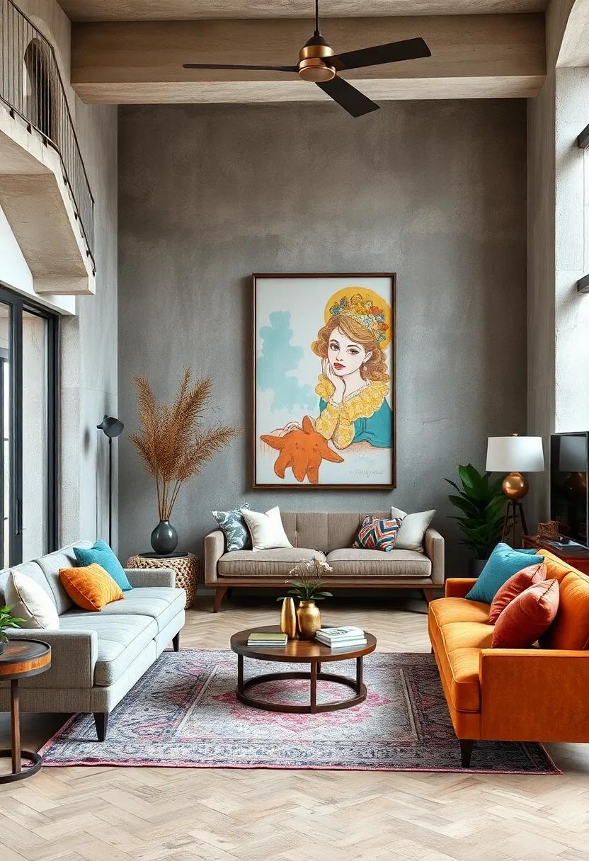 The Role of Statement Art Pieces in Eclectic Homes to Reflect the Artistic Spirit and Unique Personalities