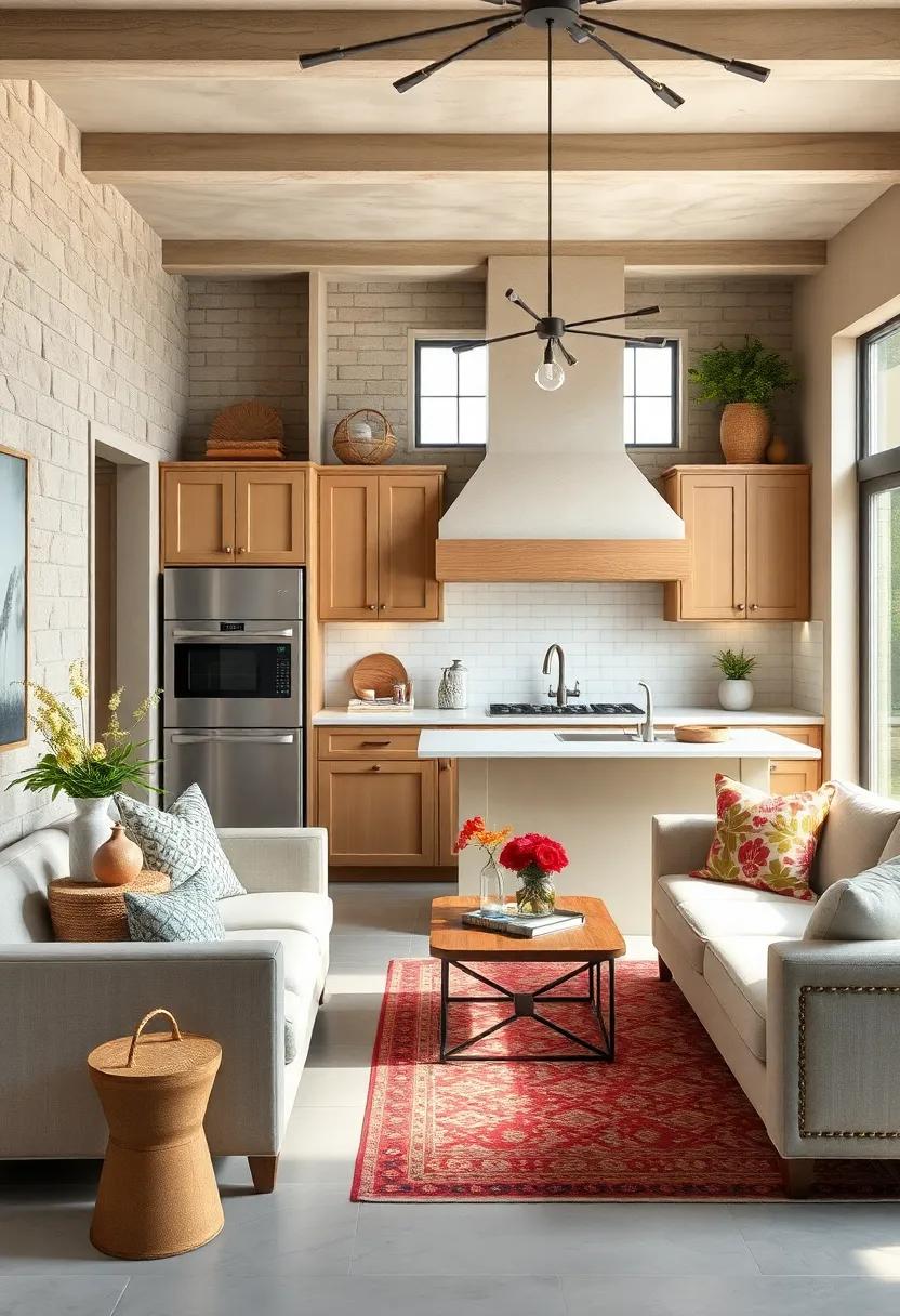 Eclectic Kitchens Blending Classic Farmhouse Cabinets with Contemporary Chrome Appliances