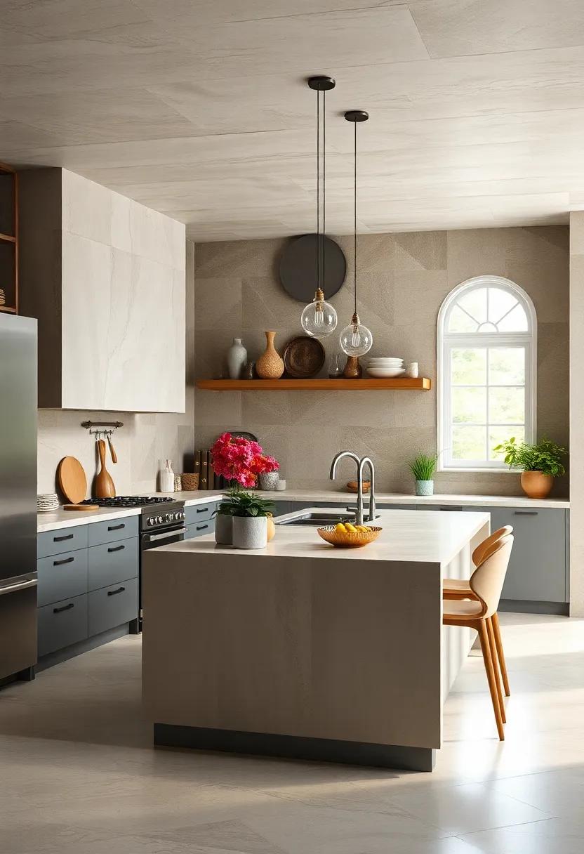 Artistic Wall Treatments That Incorporate Murals Mosaics And Textured Paint For A Unique Kitchen Vibe