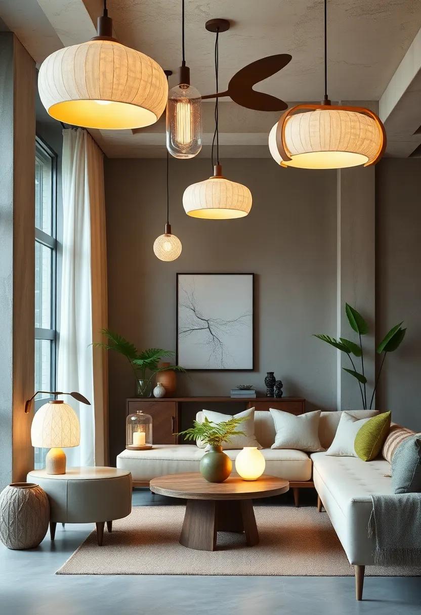 Nature-Inspired Botanical Lamps With Leaf Motifs and Soft Glow Perfect for Green Spaces