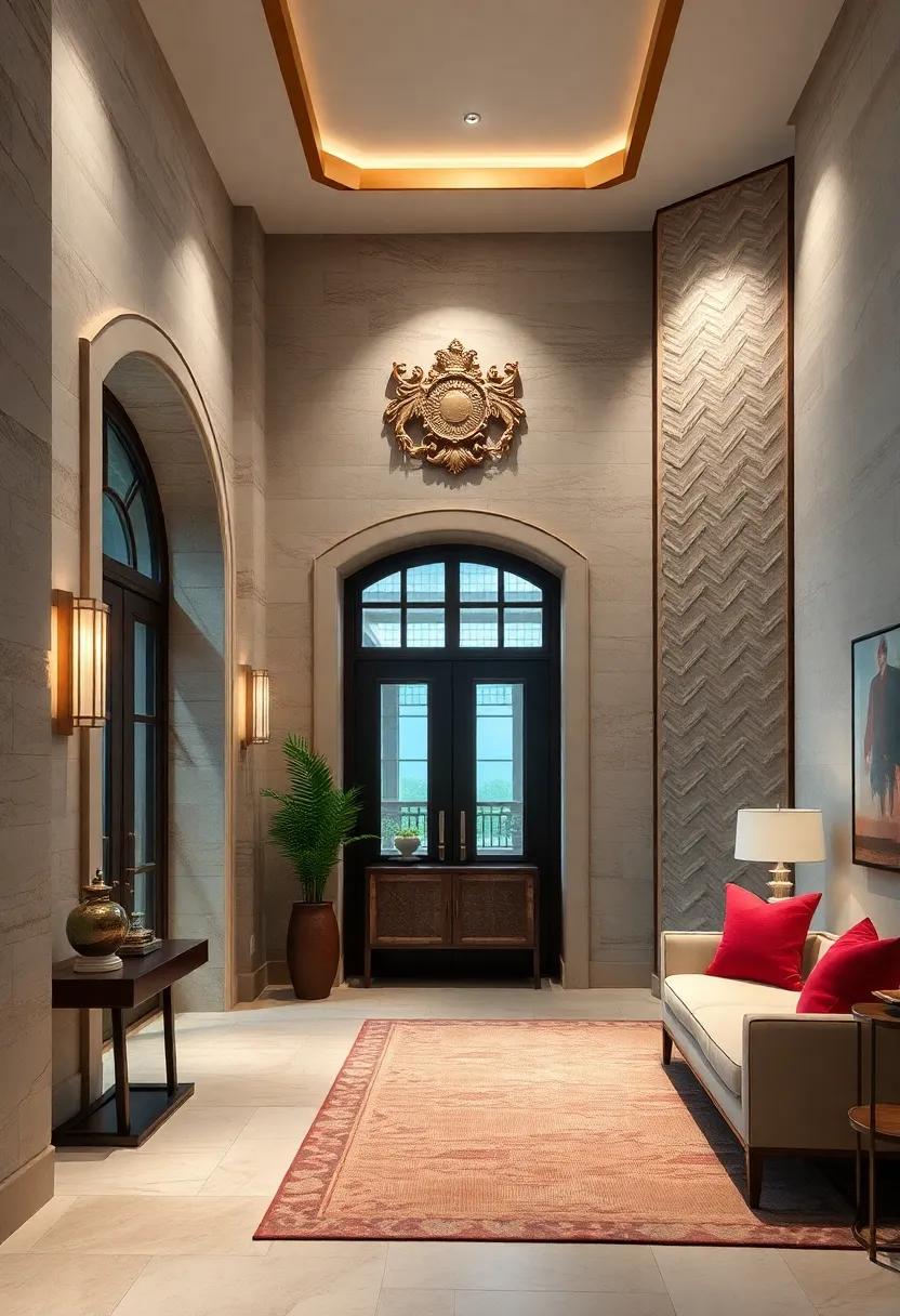 Bespoke Carved Crest Panels Instilling a Sense of Heritage and Custom Identity at Entrances