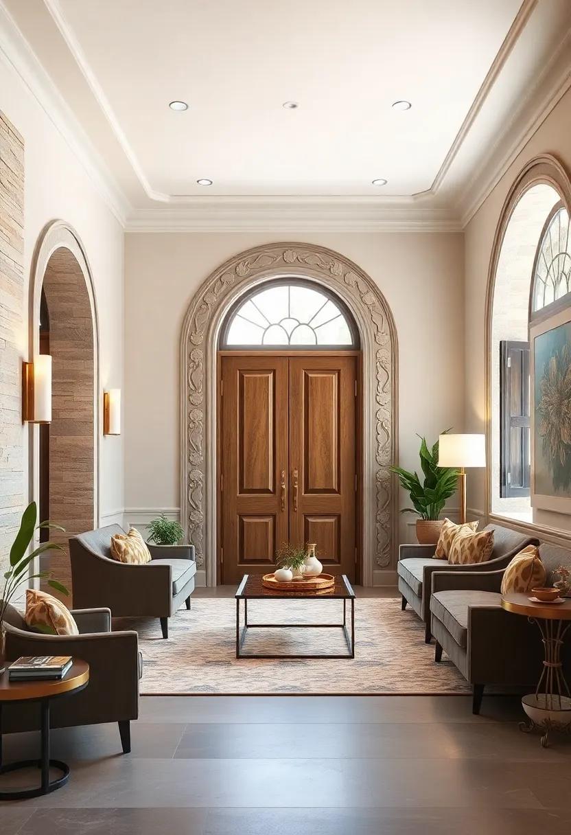 Deeply Carved Floral Motifs Inspired by Nature Bringing Organic Charm to Door Surrounds