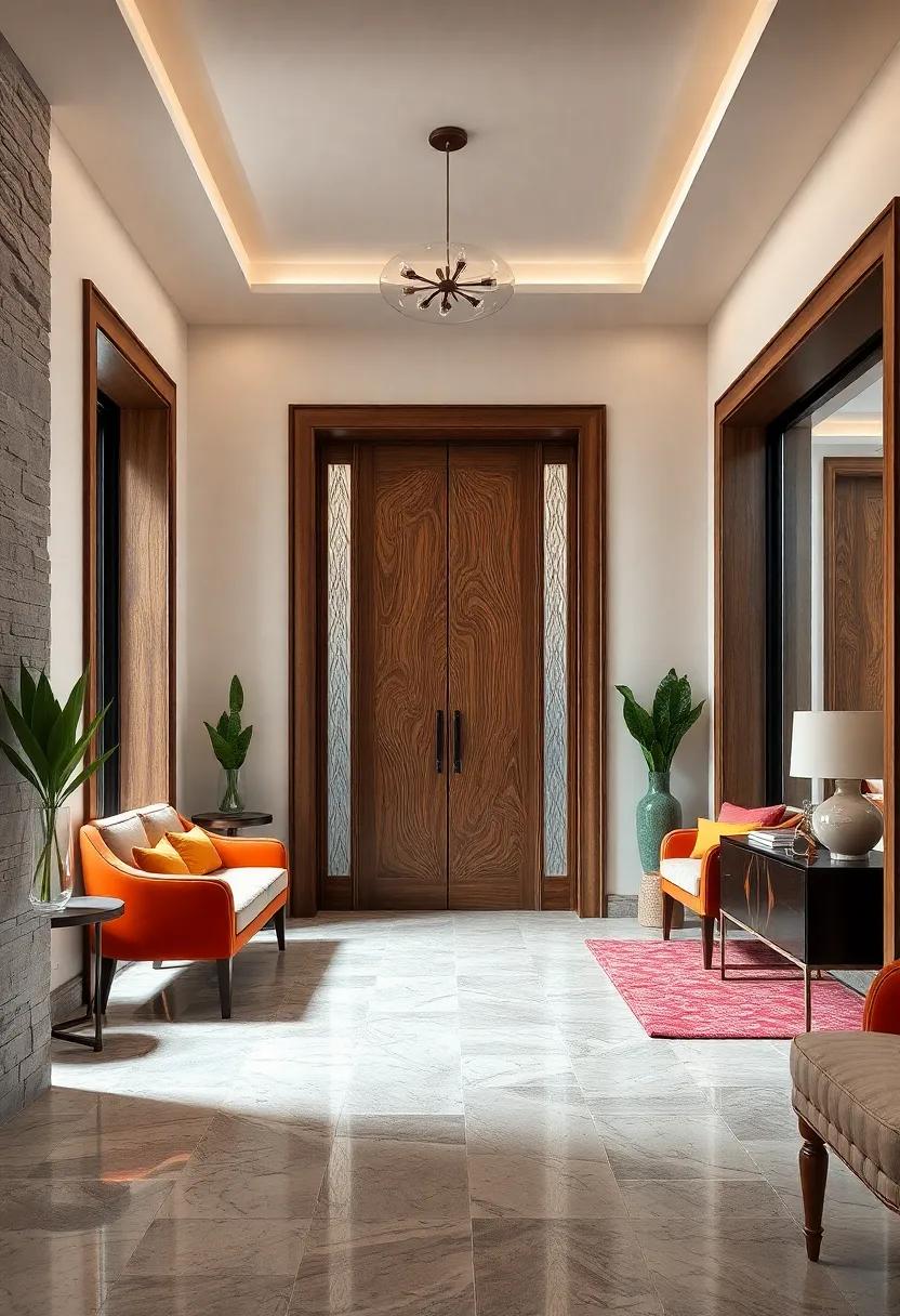 Intricate Inlay Patterns Transforming Doors Into Sophisticated Conversation Starters