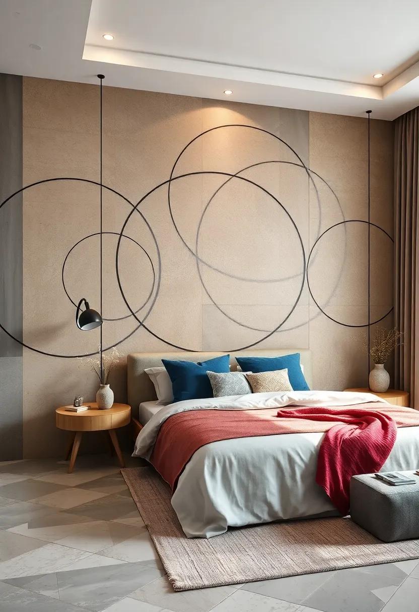 Combine large-scale circles with intricate line work for a ⁣sophisticated look that balances whimsy and elegance