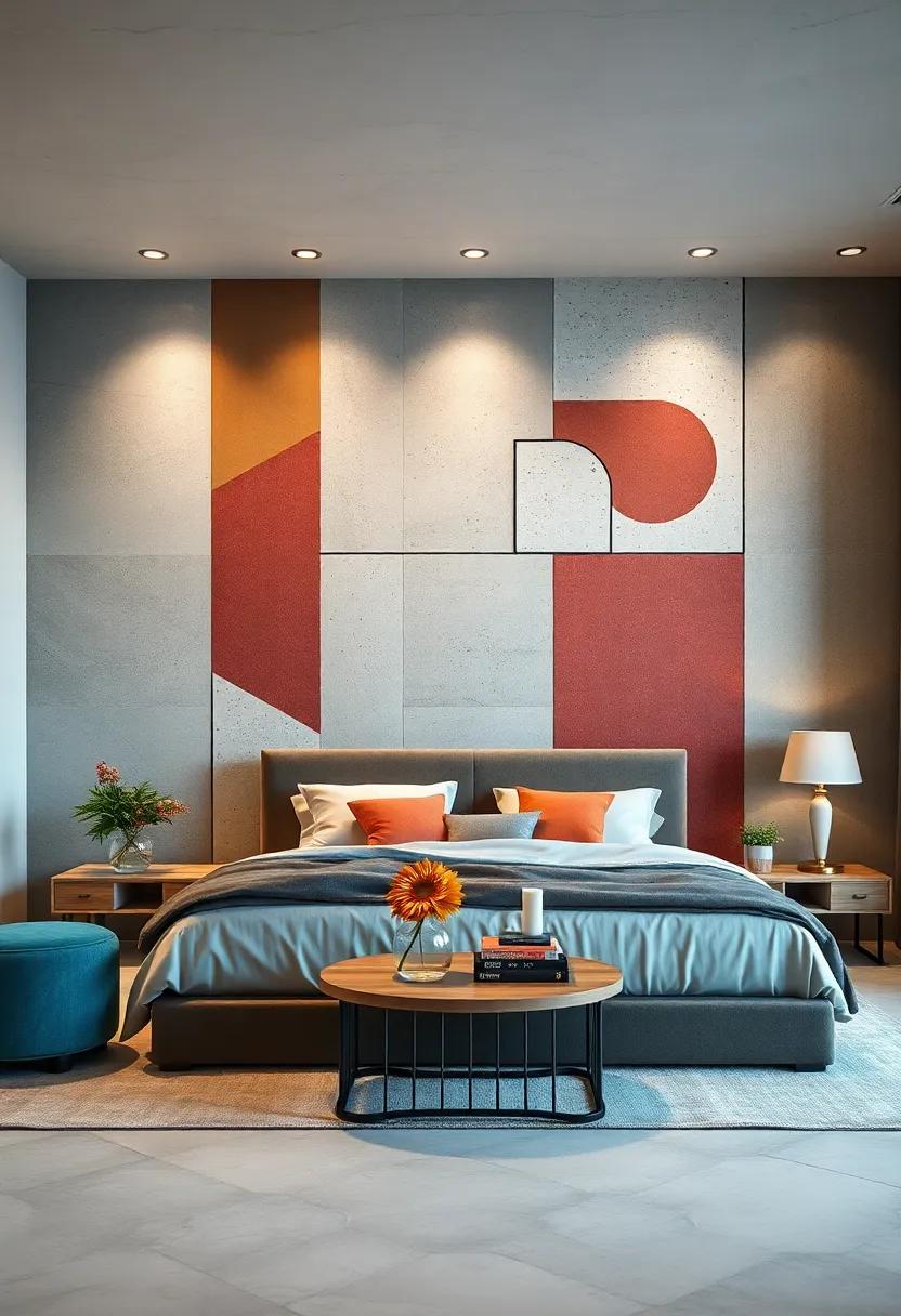 A geometric mural‍ featuring abstract shapes can⁤ reflect your modern taste, transforming a⁤ plain wall into a work of art