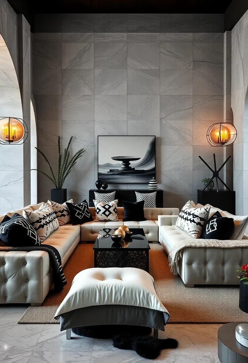 Art Deco Inspired Bar Areas With Mirrored Surfaces And Backlit Shelving Creating A Glam Nighttime Ambiance