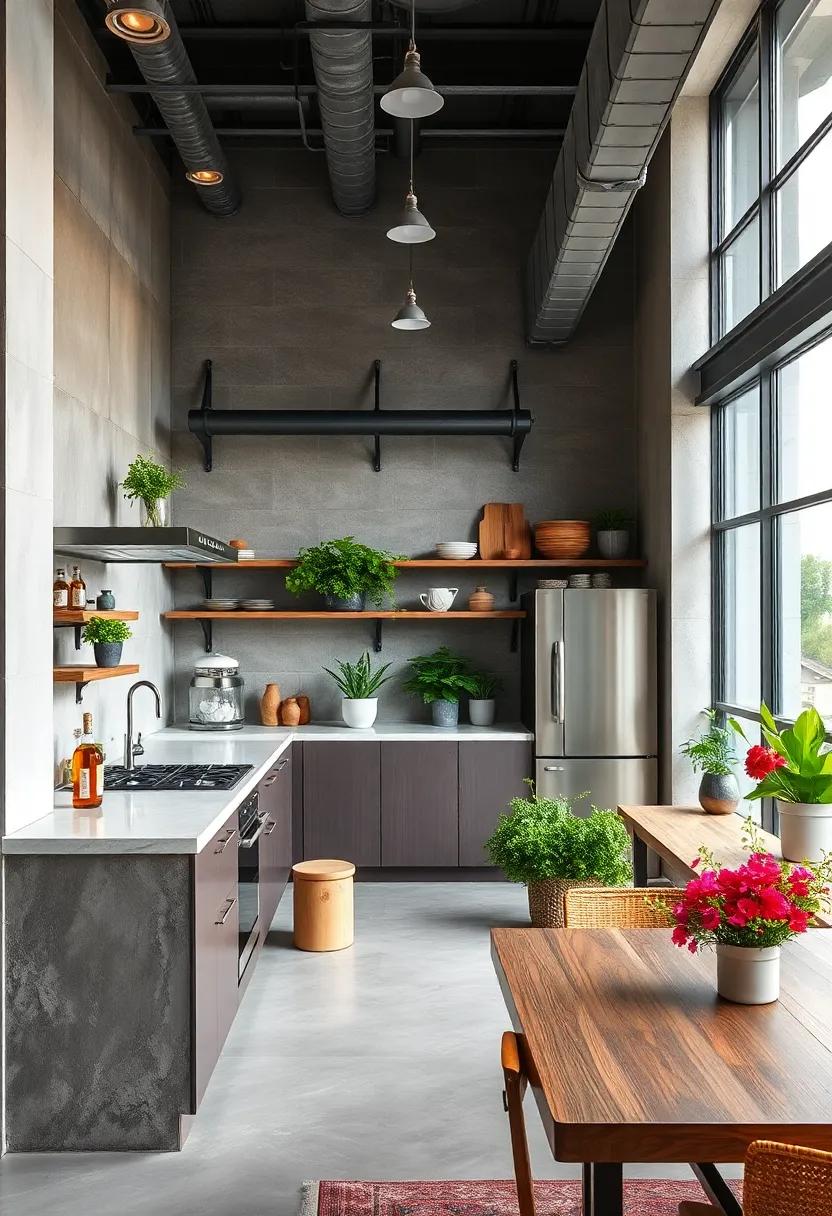 Integrated Urban Herb Gardens Built into Industrial Kitchen Designs for Freshness at Hand