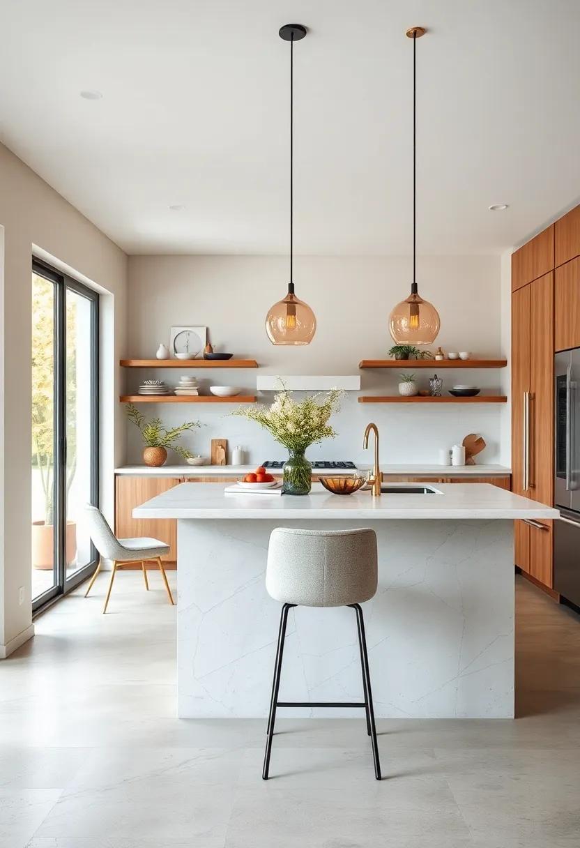 Seamless Barstools:⁤ Choose chic barstools ‌that complement your⁣ kitchen island, creating ⁤a fluid aesthetic ⁣that invites socialization