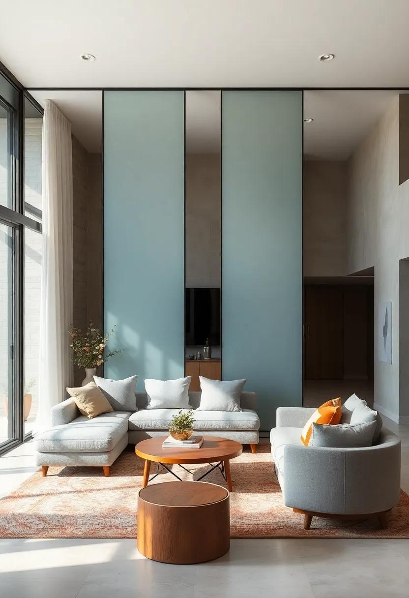 Opaline Glass Screens Softening Ambiance and Filtering Light Elegantly