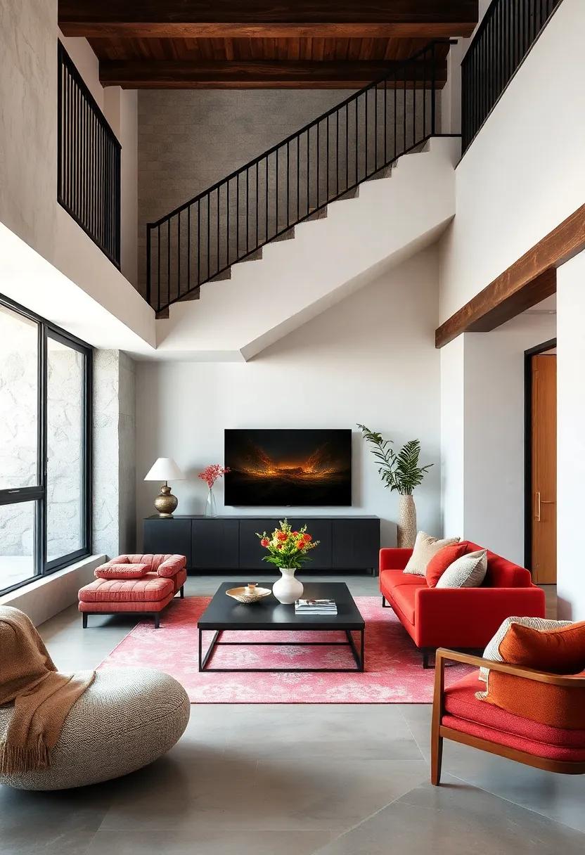 Monochromatic Color Schemes That Emphasize Spaciousness and Style in Under-Stairs Living Designs