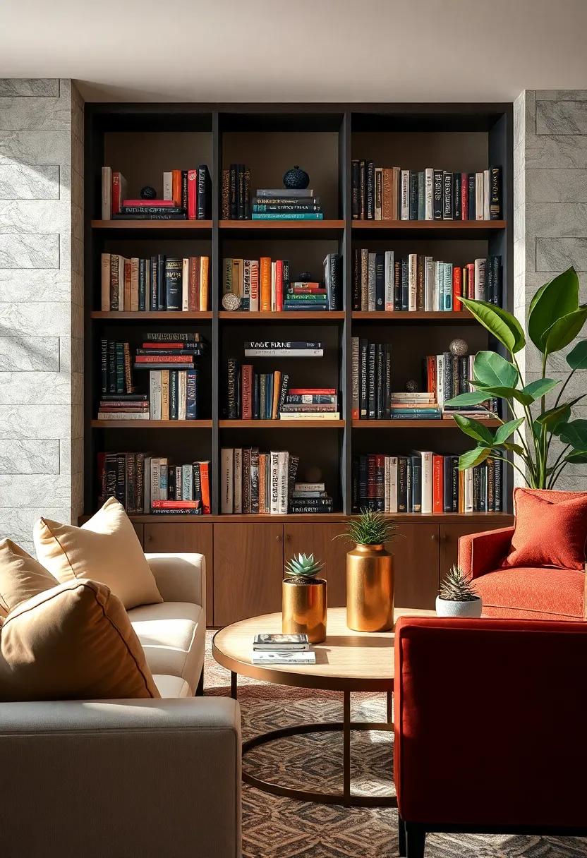 Complement Books with Metallic Planters and Succulents to Combine Organic and Industrial Luxury Elements