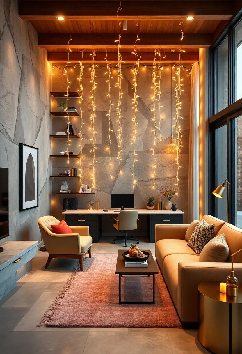 Golden Decorative Trays And Sculptural Objects Adding Layers Of Interest And Refinement To Office Tables