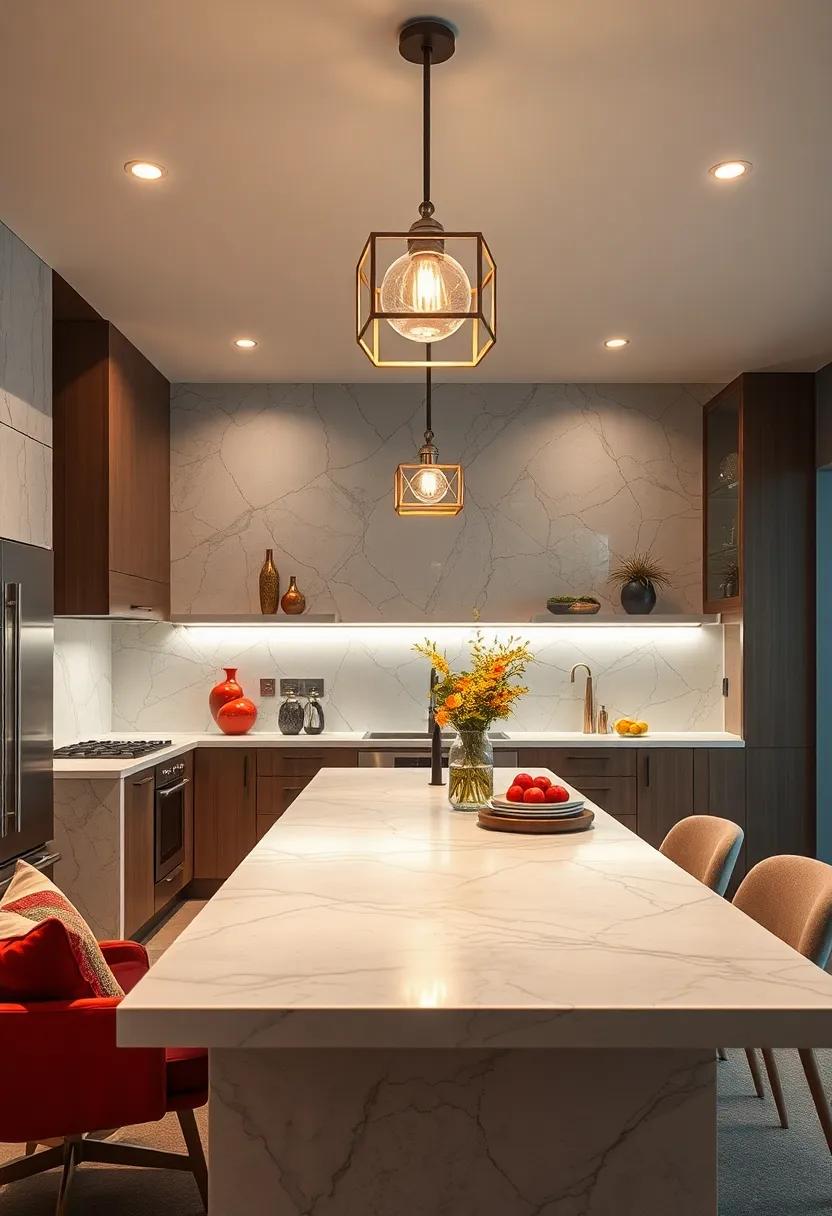 Art ‍Deco Glam: ​Opt for geometric-shaped fixtures​ with metallic finishes for a touch‍ of glamour that reflects the elegance of the ‌Art Deco era