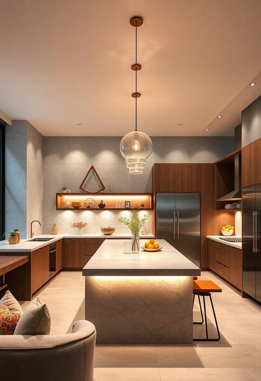 Layered Lighting: Combine ⁣different types⁣ of lighting,such as pendants‍ and recessed fixtures,to ⁤create a layered look that enhances functionality ‌and aesthetics