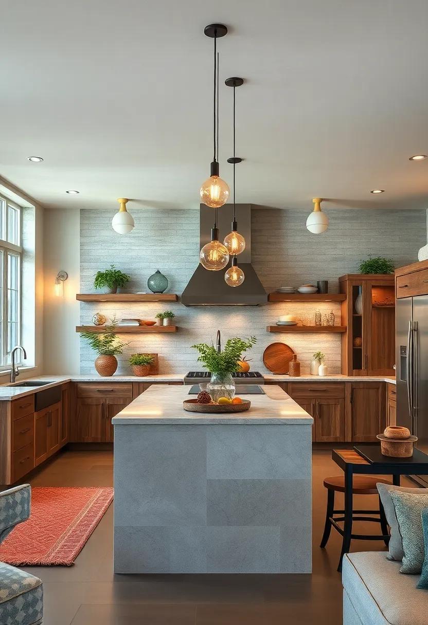 Repurposed Vintage ⁣finds: Bring character into your kitchen with repurposed vintage ⁣lighting, merging history with modern functionality