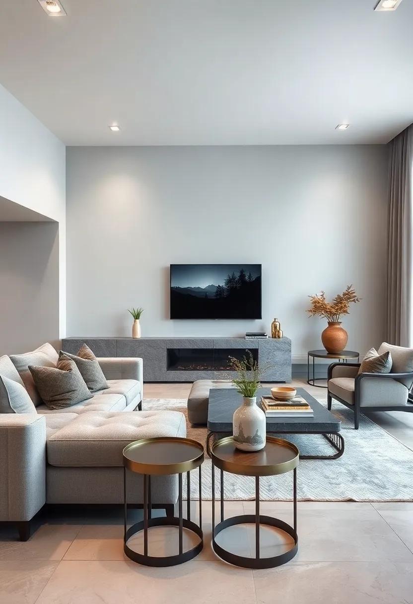 Sleek metal accent tables that‌ add a hint​ of sophistication without overwhelming the space