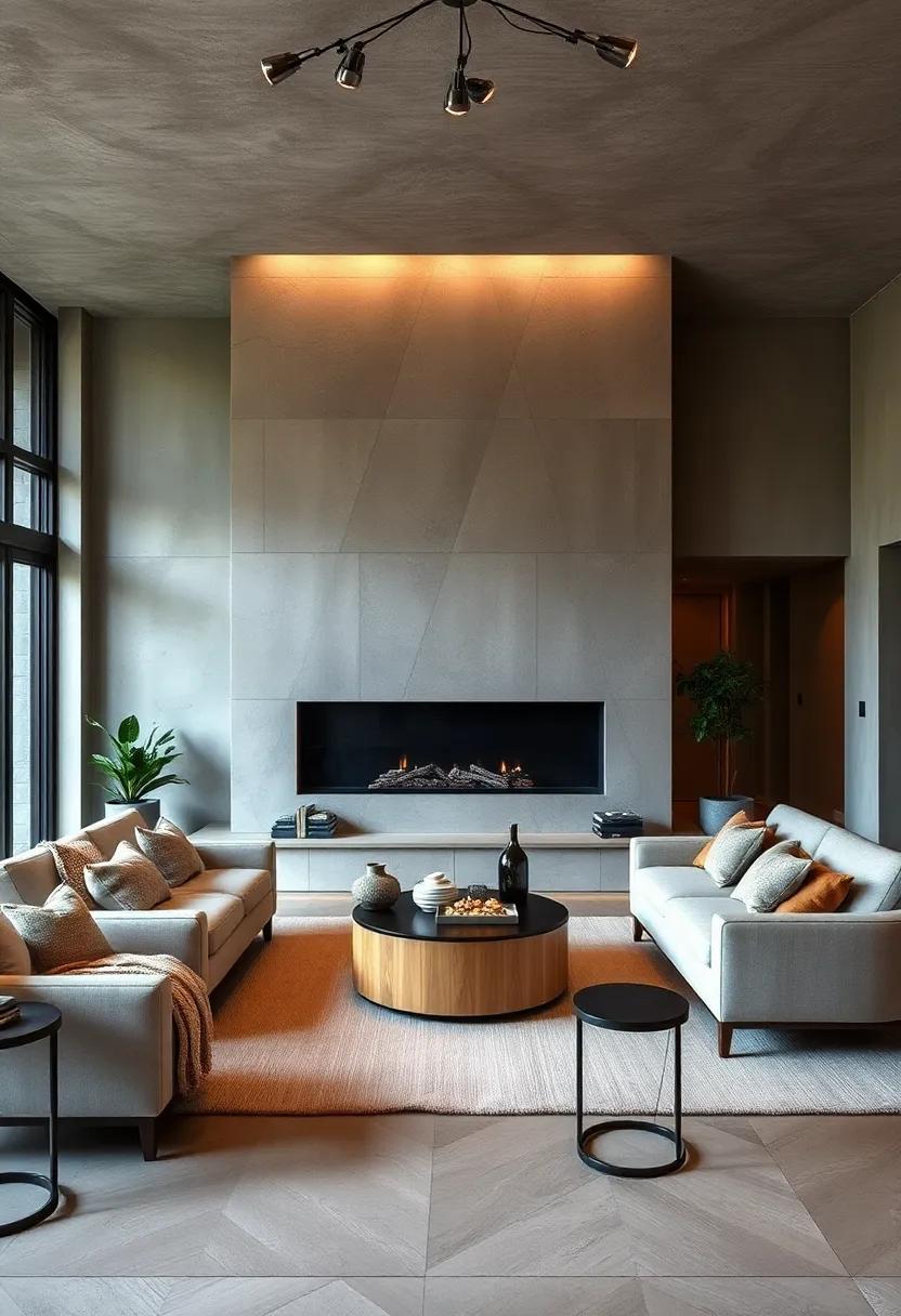 A fireplace, whether ‍modern or traditional, to create ⁣a cozy ambiance for​ gatherings