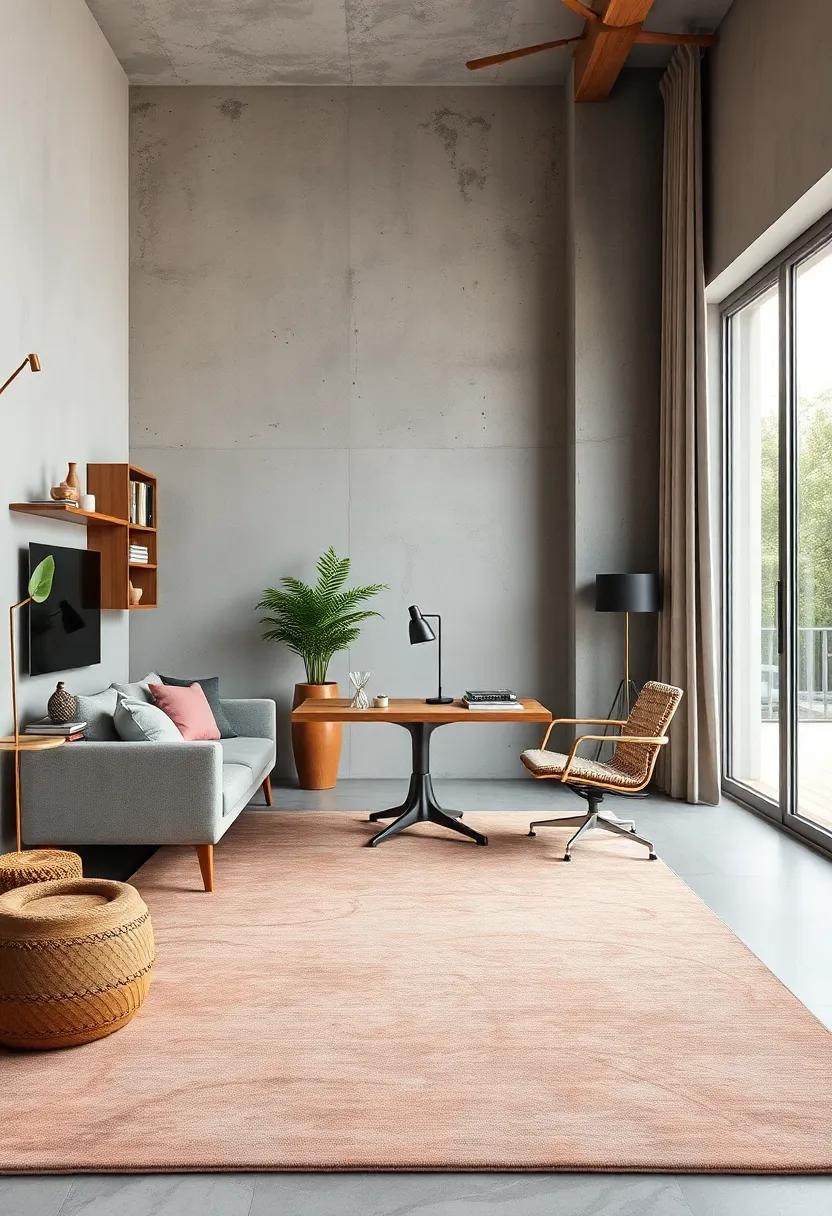 Organic Curves in Teak and Walnut Furnishings Highlighting the Craftsmanship of Mid-Century Design