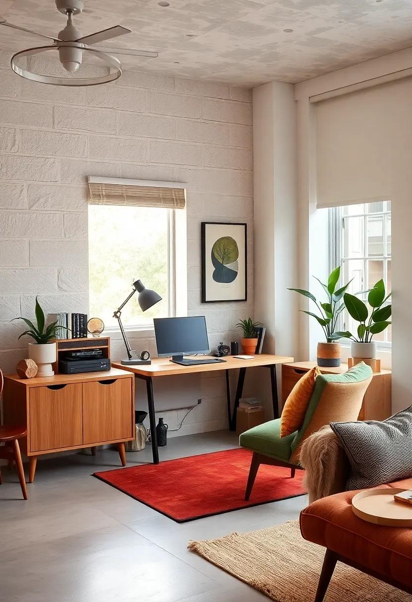 A Crisp, Minimal Desk Setup Featuring Iconic Mid-Century Gadgets and a Simple Design Ethos