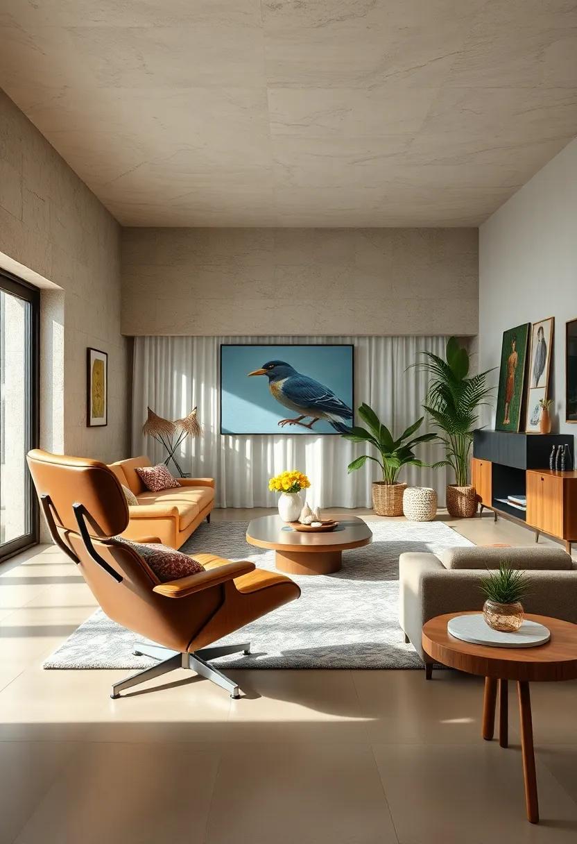 Eames Lounge Chair - A timeless classic that combines luxury and​ comfort, perfect ⁢for any mid-century ⁣modern space