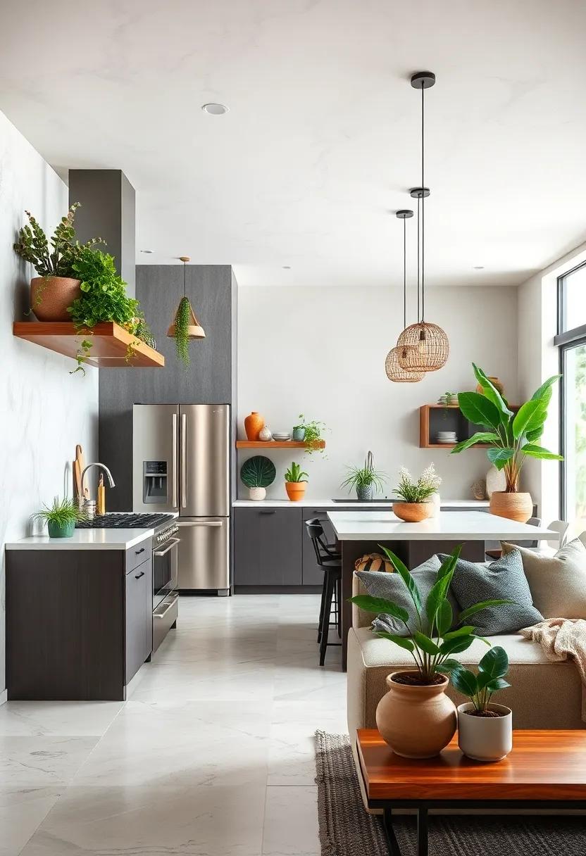 The Art of Blending Indoor Plants and Greenery to Enhance Kitchen Ambiance and Air Quality