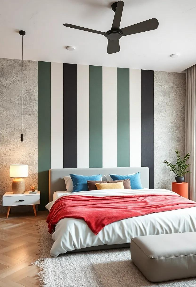 Artistic Stripes: Incorporate horizontal or vertical stripes for‍ a ⁢bold yet balanced look that elongates ‌or​ widens your‍ space depending on the orientation