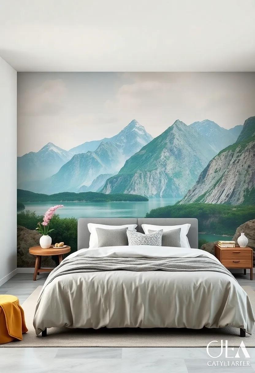 Nature-Inspired Murals: Transform a wall into a ⁢stunning mural featuring your favorite scenery, connecting your ⁣space⁤ with the beauty of the‌ outdoors