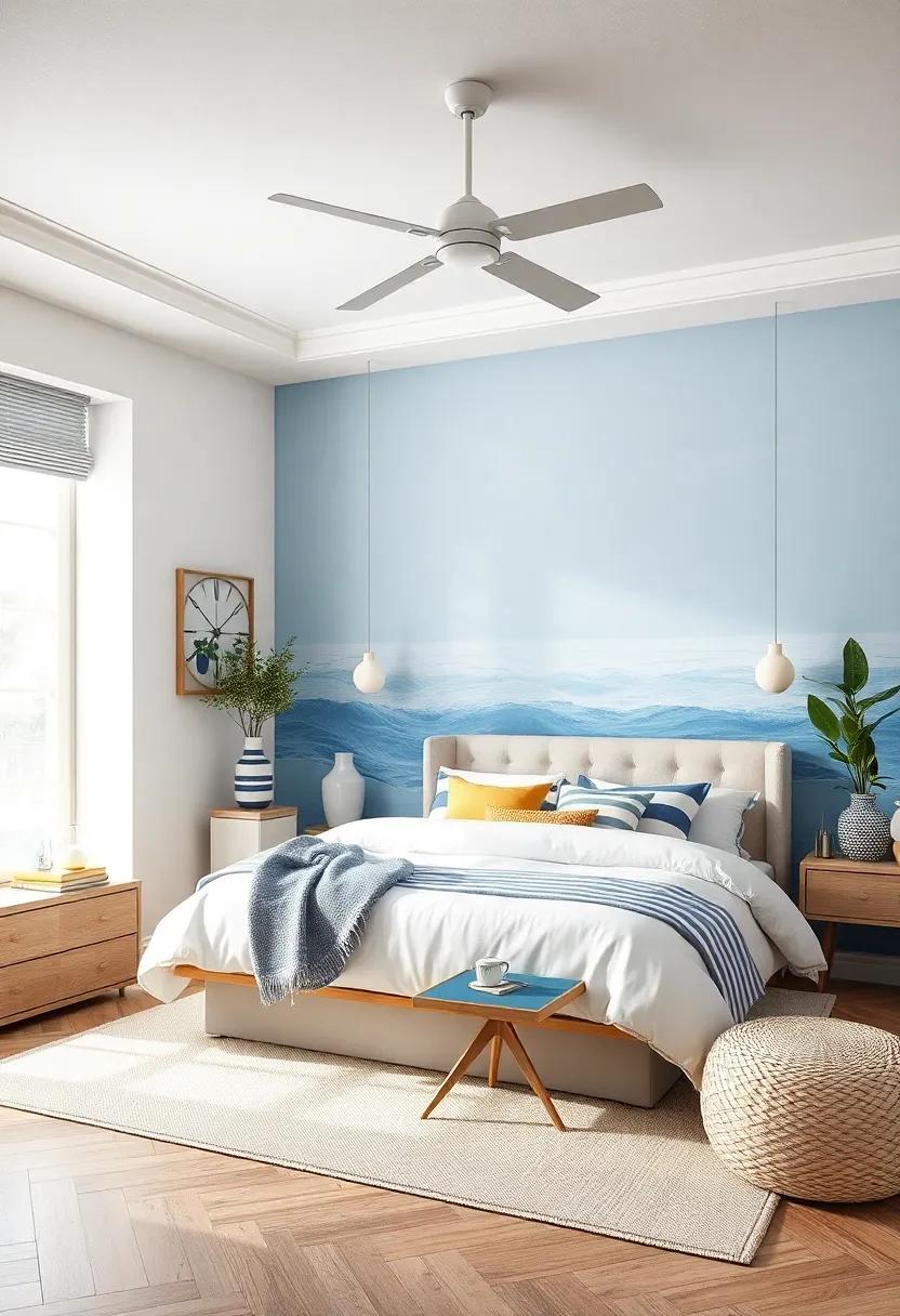 Nautical Themes: Channel coastal vibes with‌ fresh ‍blues and ‌whites,⁣ adorned⁤ with subtle stripes or⁤ wave patterns for a ‌refreshing⁢ seaside ‍feel