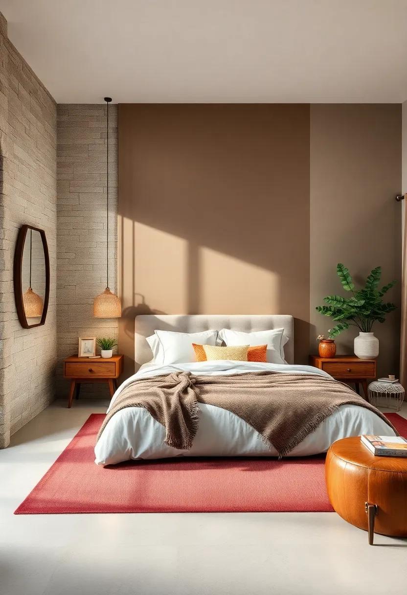 Rustic Charm: Incorporate ‍earthy tones and wood textures with‍ a warm, rustic‌ finish that invites ​coziness and comfort into ⁢your ‍bedroom