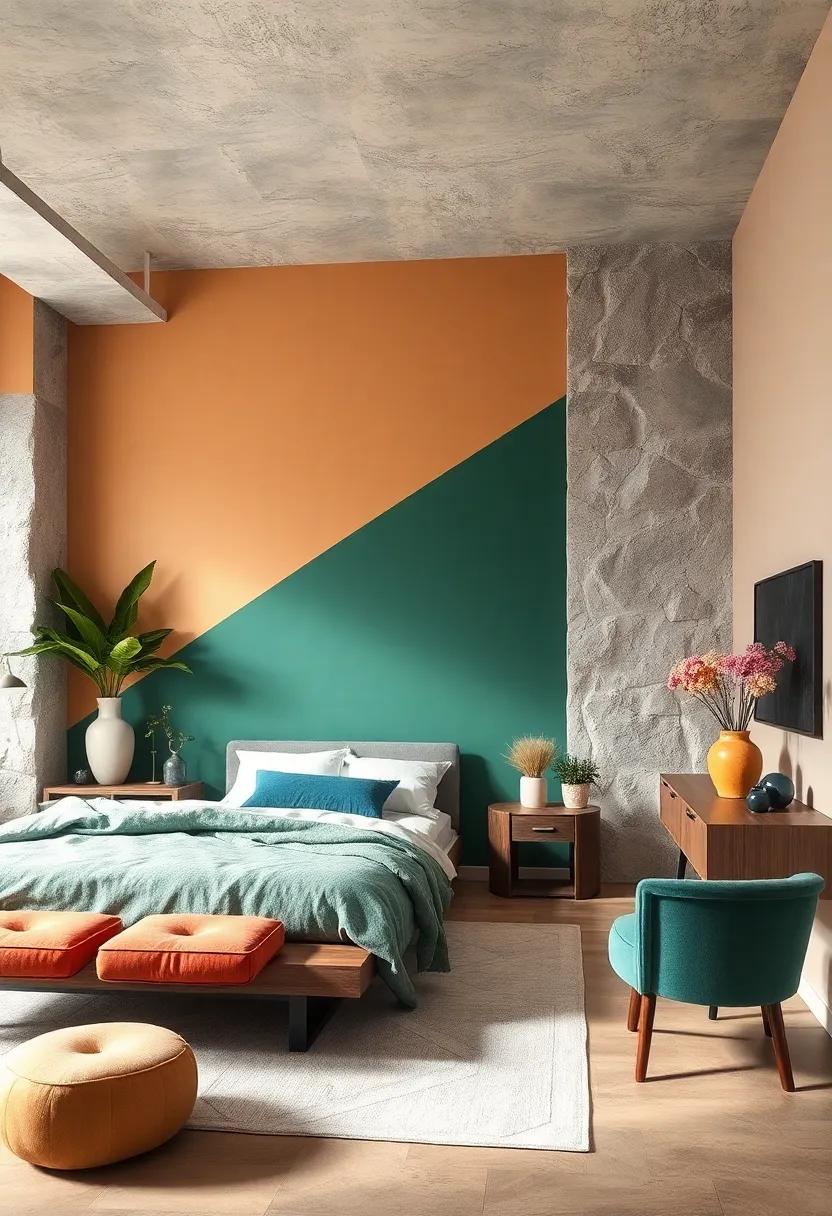 Unexpected Two-Tone: Experiment with two-tone walls, combining contrasting colors to ⁢create visual intrigue and a playful, modern vibe