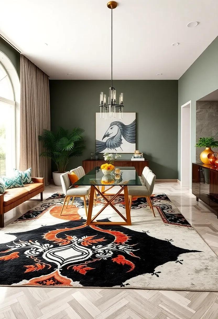 Art Deco Inspired Rugs with Graphic Patterns Offering Glamorous and Dazzling Underfoot Experiences