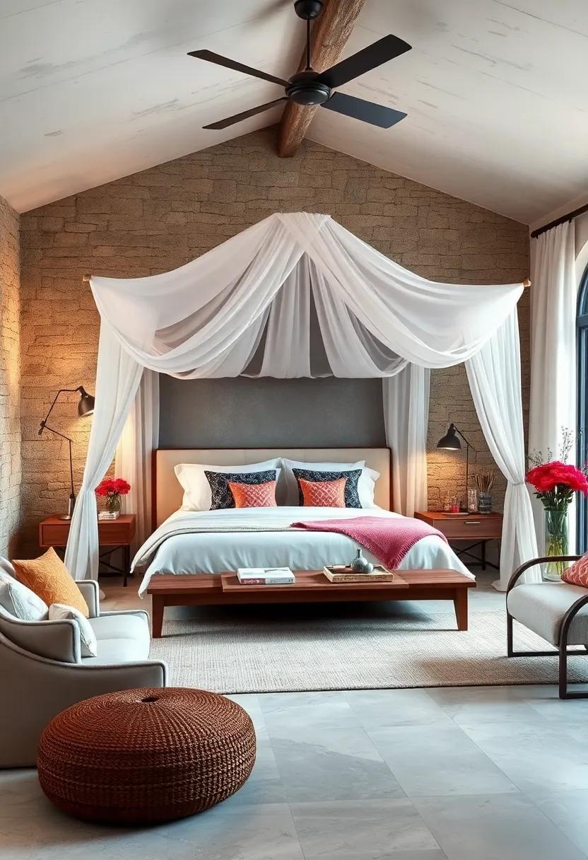 Create a⁤ Canopy Bed Retreat: Add draped fabric or a​ chic canopy to your bed for‌ a touch of whimsy and an ​intimate sense‍ of‍ enclosure