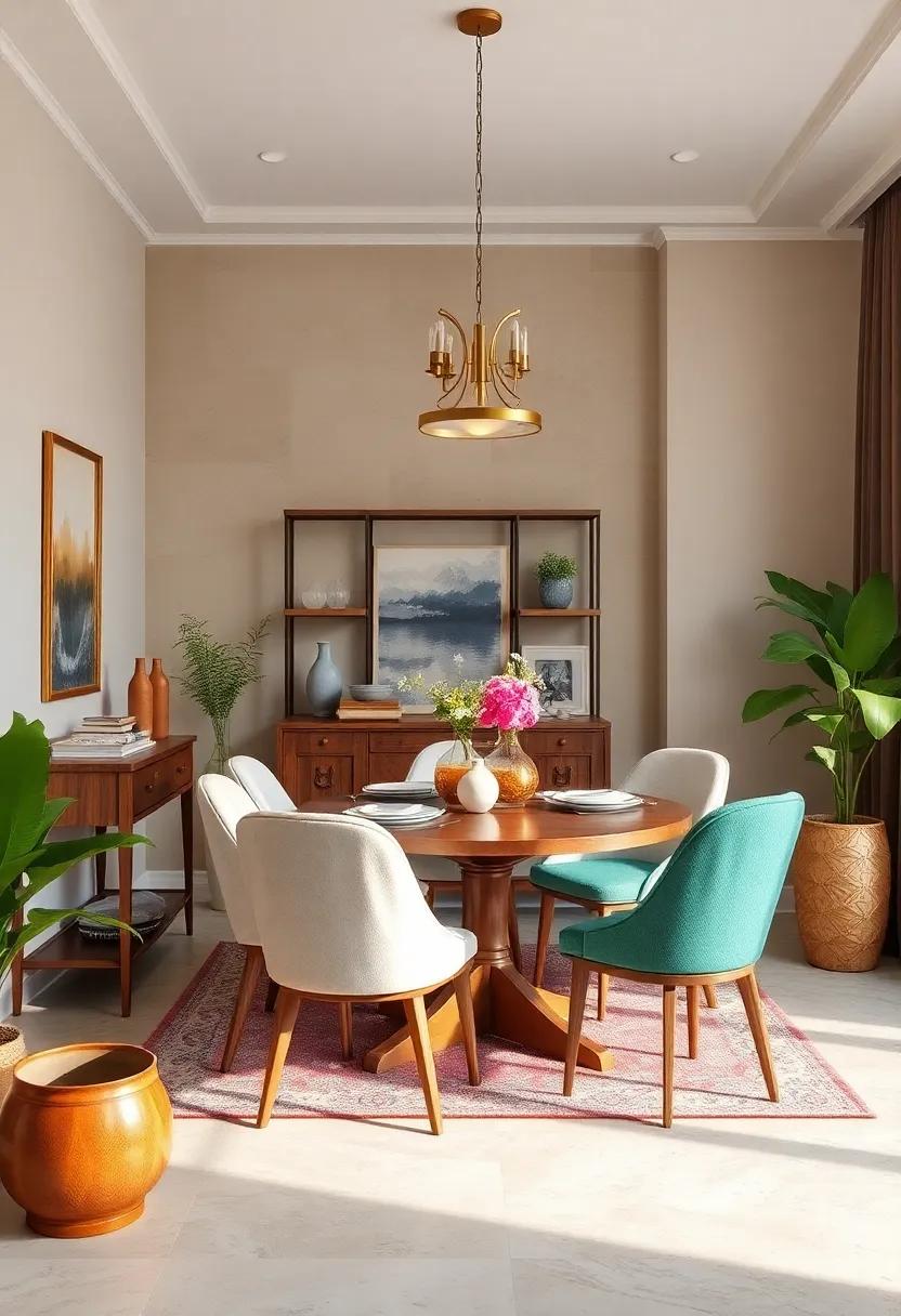 Add vintage ⁣Charm: Mix new‌ designs with vintage ‍finds like an antique table ⁢or unique chair blends⁢ to create a distinctive and inviting atmosphere