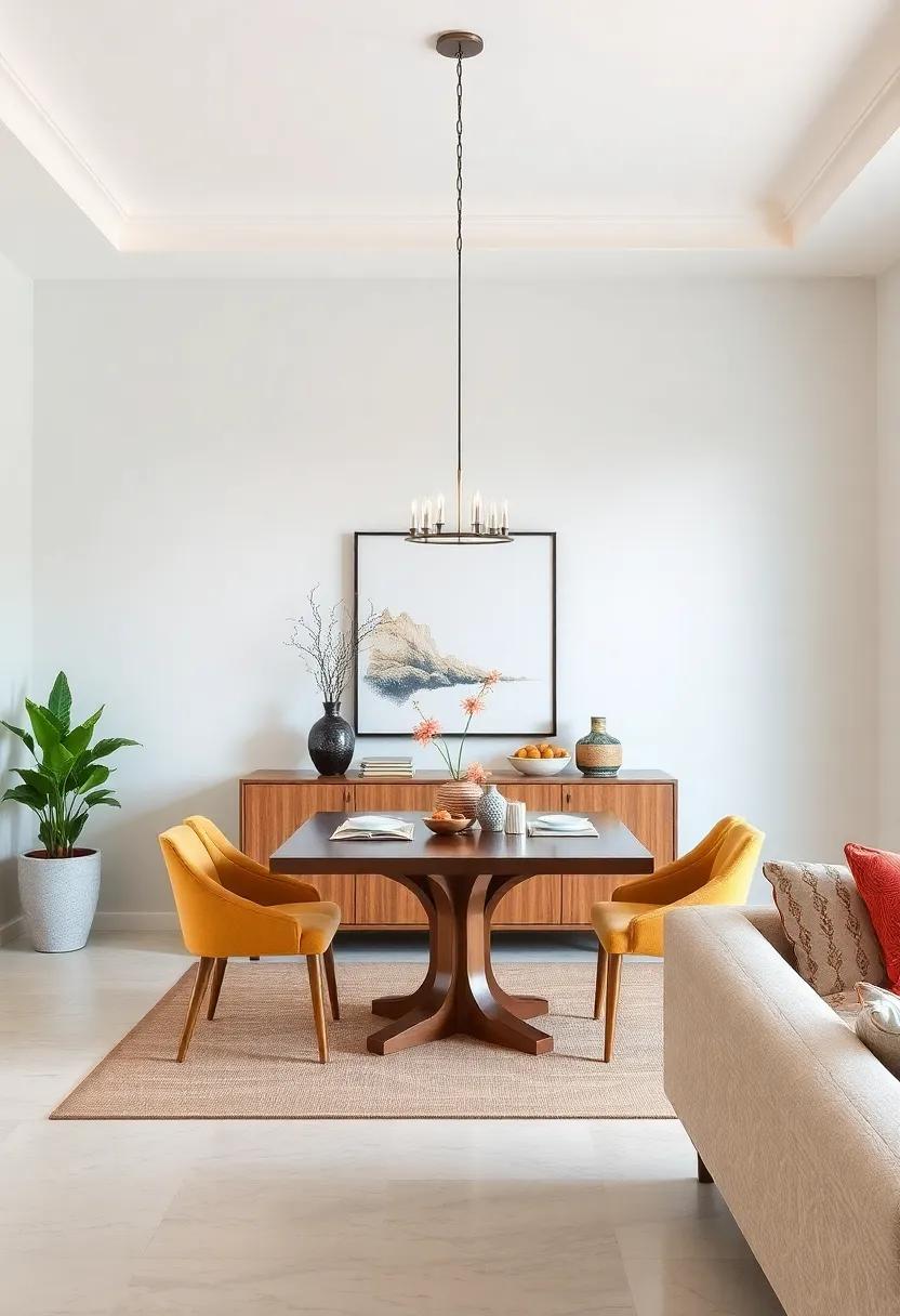 Use‌ a Buffet or Sideboard: Incorporate a stylish buffet table for extra storage and a perfect surface for serving food, elevating ⁣both function and style