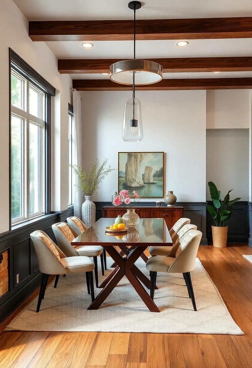 Use a Console Table: A slim⁢ console table against the wall can serve as a bar,⁢ additional serving space, or a decorative feature without consuming too much space
