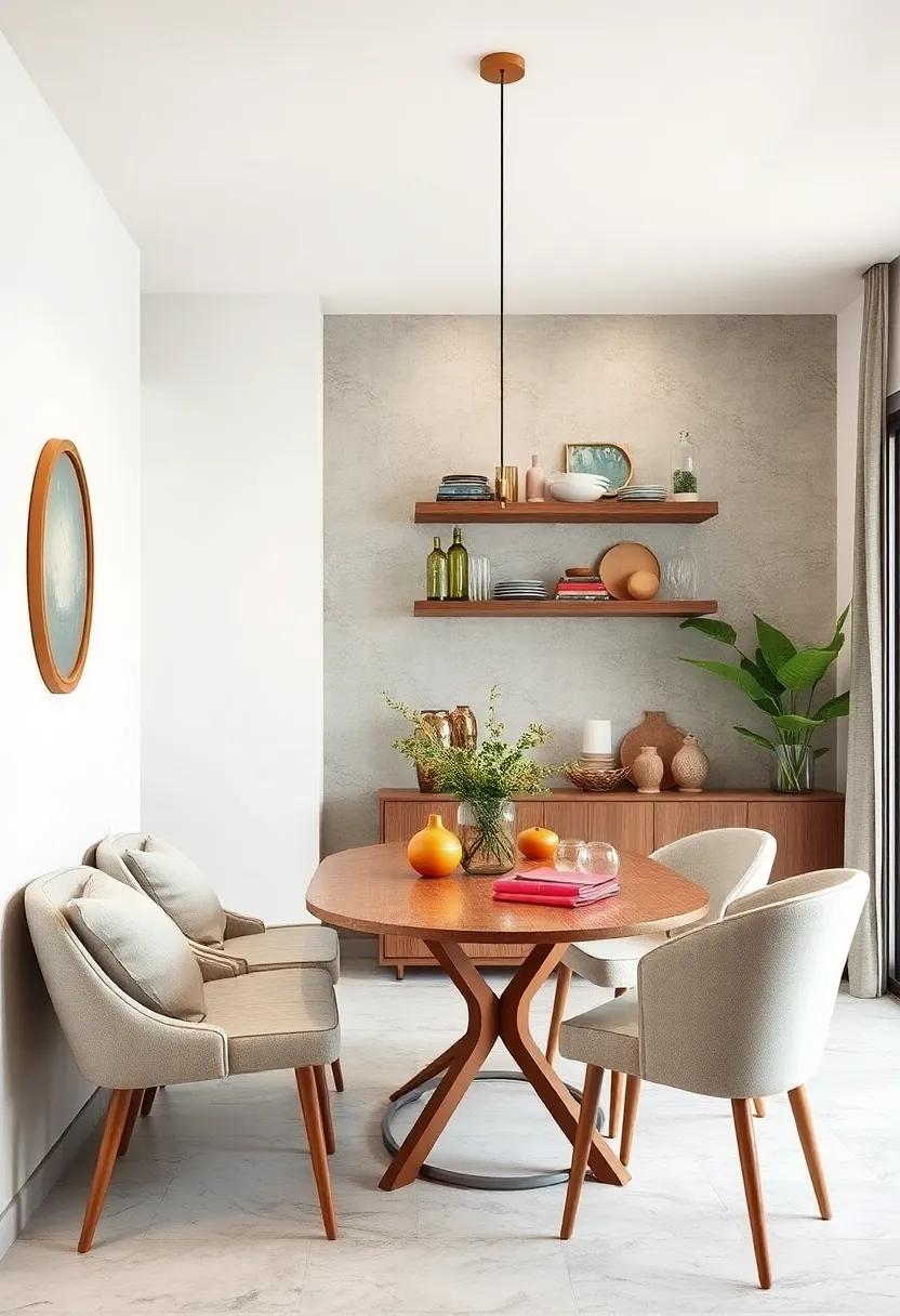 Utilize Vertical Space: Install floating shelves ‌or wall-mounted cabinets to keep a tidy look⁤ and display stylish tableware without taking up floor space