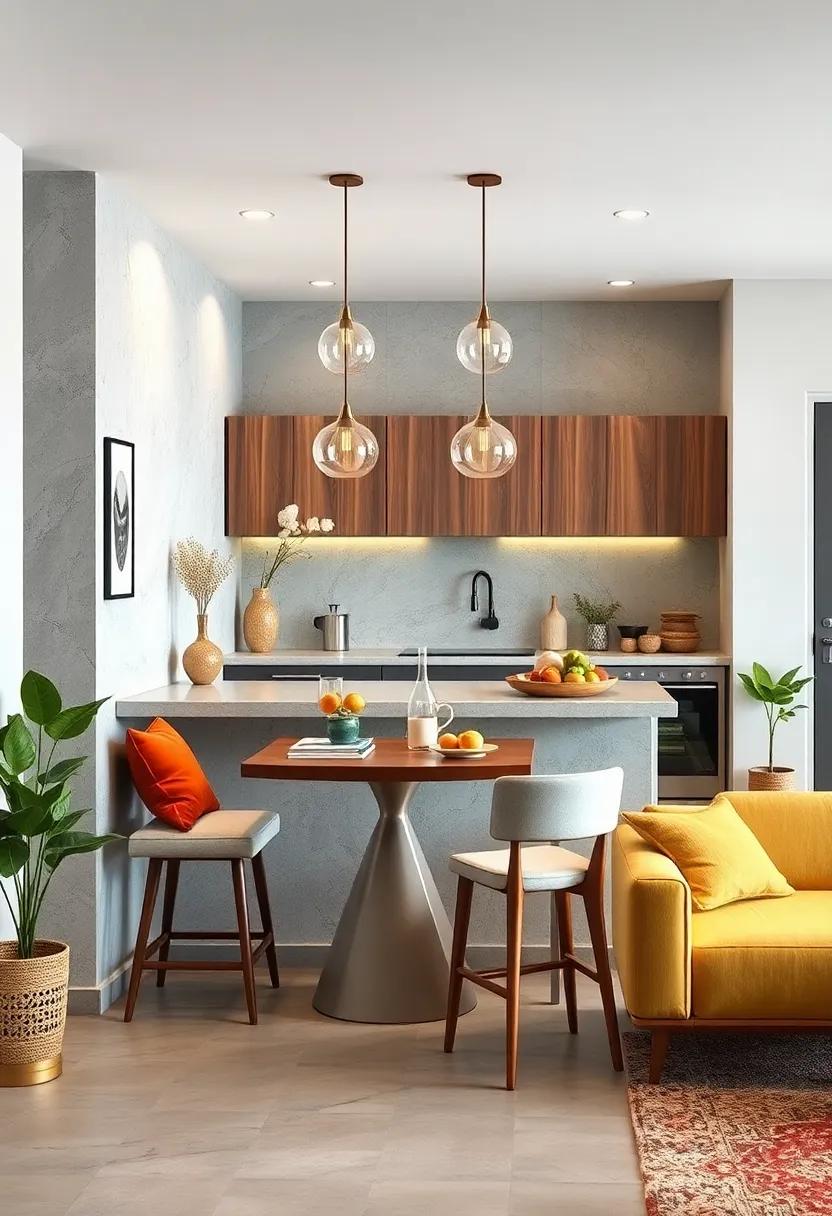 Compact Breakfast Bars Designed Around Multipurpose Seating for Versatile Mealtime Experiences