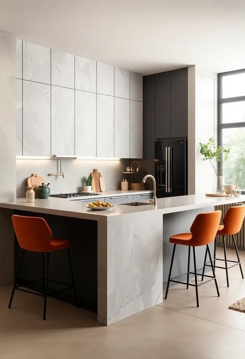 Innovative L-Shaped Breakfast Bars That Amplify Functionality in Narrow Kitchen Setups