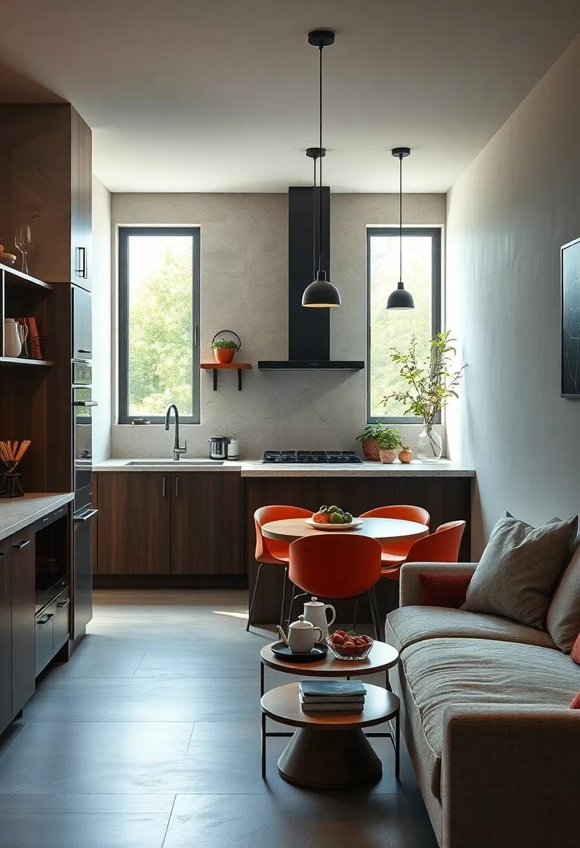 Integrating Natural Light to Enhance the Warmth and Openness of Compact Kitchen Breakfast Bars