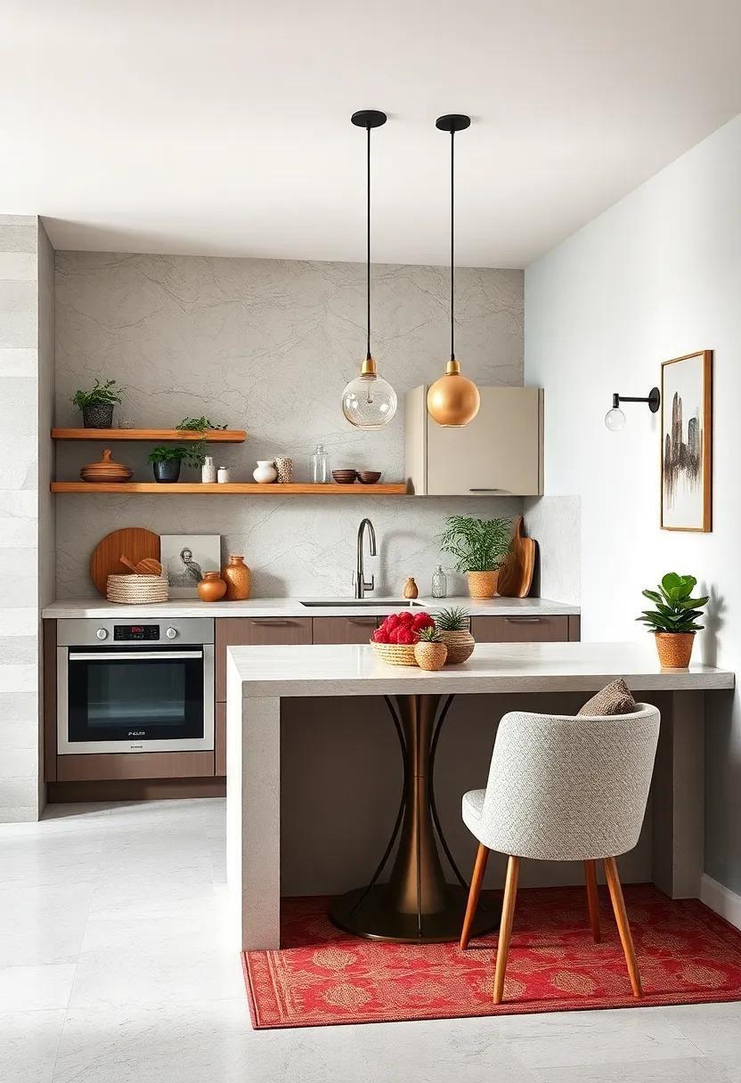Maximizing Small Kitchen Corners with Sleek Breakfast Bar Designs and Compact Seating Arrangements