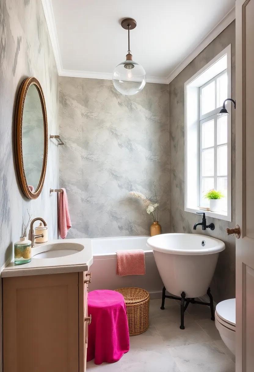 Add a Retro Washstand: Repurpose ⁤a vintage washstand⁣ as an innovative sink base,combining rustic ‌charm with‌ sleek,modern⁣ plumbing
