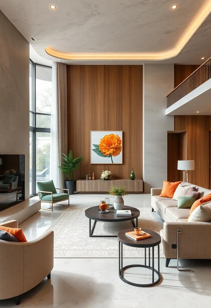 Timeless Fusion Of Classic And Contemporary Elements In Modern Living Room Designs