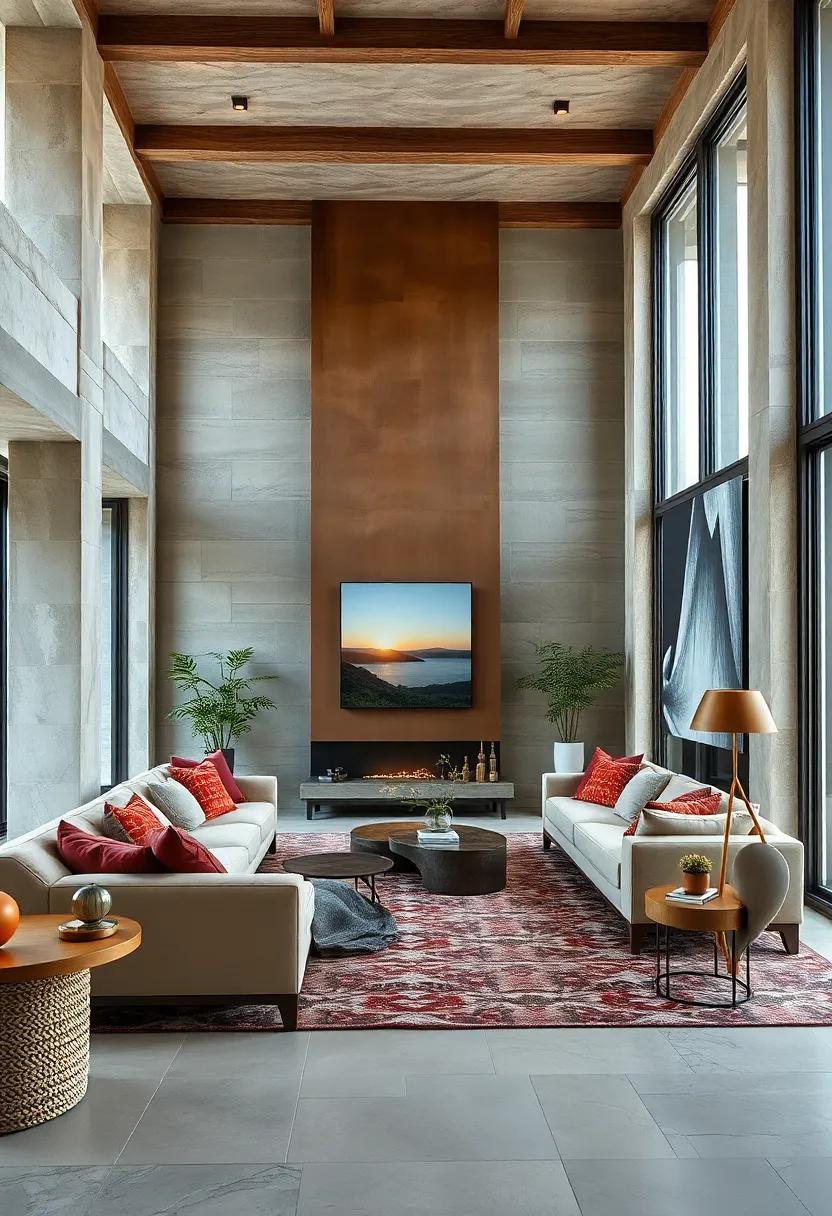 Layering Textures And Fabrics To Create Depth And Warmth In Living Room Interiors