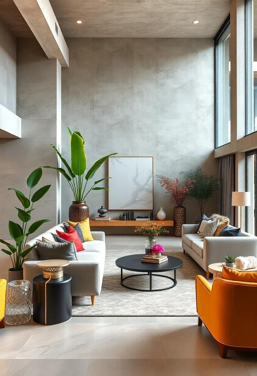 Infusing Botanical Elements Alongside Modern Sculptures To Create Lively Atmospheres