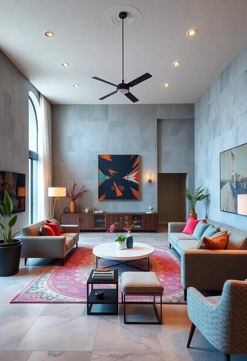 Blending Art Deco Influences With Minimalist Modern Decor For Dynamic Living Spaces